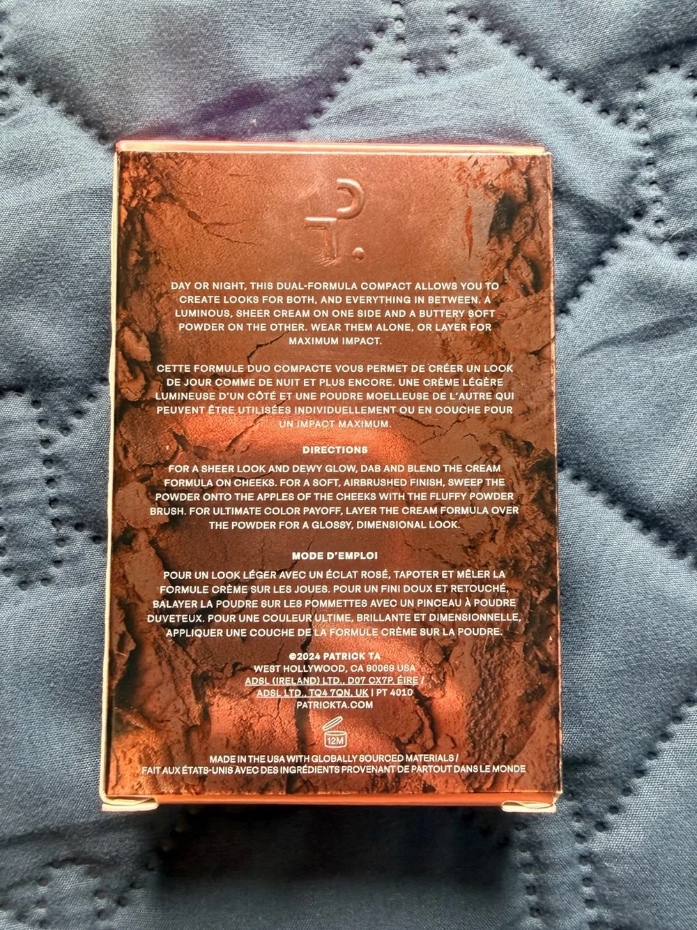 Patrick Ta Double Take Crème and Powder Blush